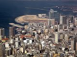 Beirut 03 View Of Seaside Park Project With AUB, Marina Tower, Platinum Tower And Holiday Inn